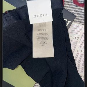 Gucci black monogram tights NIB